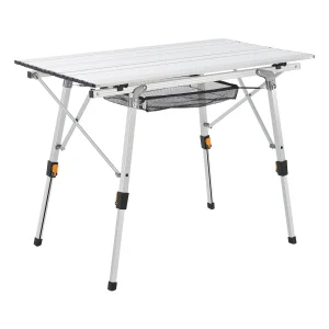 Vouwbare en inklapbare Campingtafel Picco - Aluminium - 90 x 50 x 67 cm