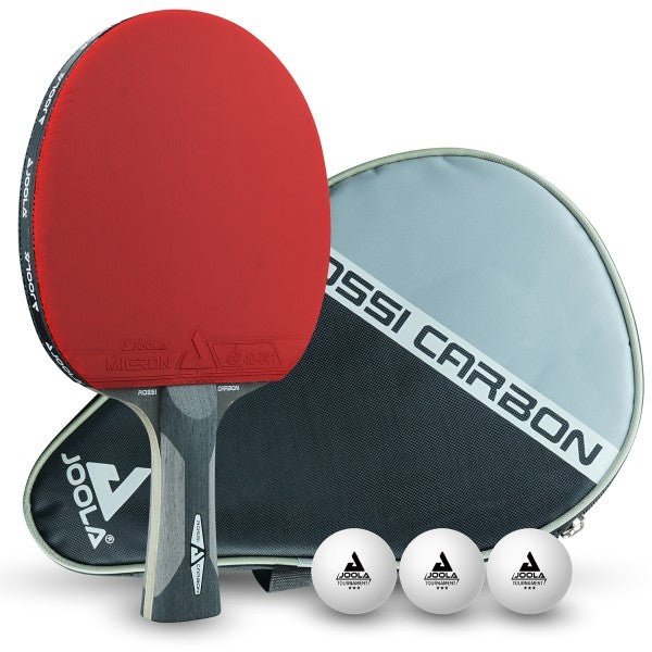 Joola - set Rossi Carbon tafeltennisbatje + ballen + bathoes - Afbeelding 2