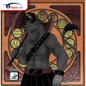 Spinlord Minotaur rubber - half lange noppen