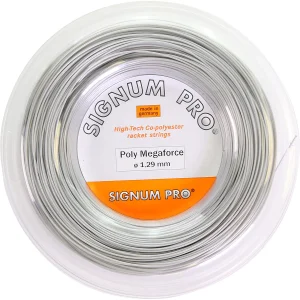 Signum Pro Poly Megaforce Tennissnaar – Krachtige co-polyester met optimale spanningsbehoud