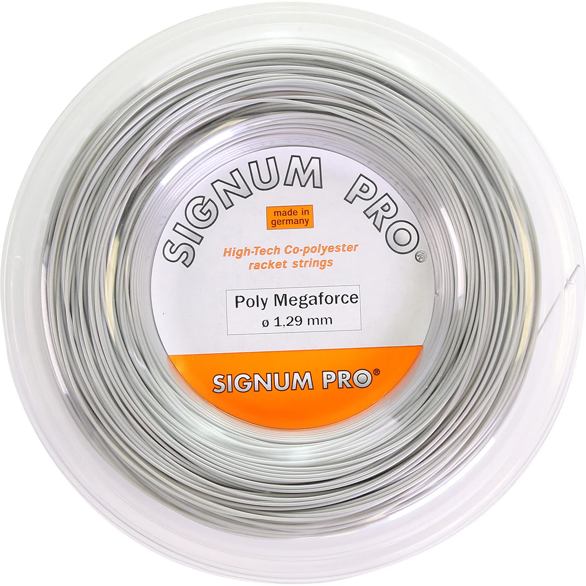 Signum Pro Poly Megaforce Tennissnaar – Krachtige co-polyester met optimale spanningsbehoud