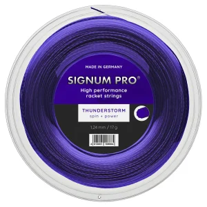 Signum Pro Thunderstorm Tennissnaar – Spin & Power met 10-hoekig profiel